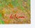 Light Pink Signed 1980s “E” Abstract Acrylic Landscape Diptych by Harry Hilson For Sale - Image 8 of 9