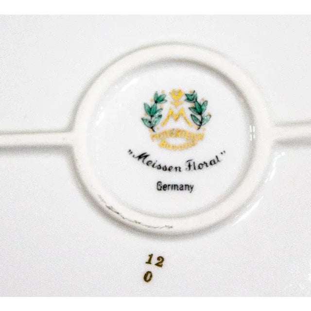1960s 1960s Traditional Mitterteich China Meissen Floral Pattern - 5 Serving Pieces For Sale - Image 5 of 6