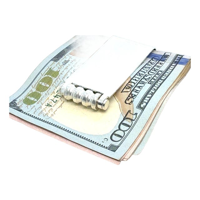Tiffany & Co Estate Money Clips by Paloma Picasso Sterling Silver For Sale