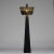 Mid-Century Modern NOIR Claudius Floor Lamp, Black of Brass Finished Iron For Sale - Image 3 of 6