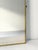 1960s Mid-Century Italian Brass Dressing Mirror with Slim Frame by Gio Ponti, 1960s For Sale - Image 5 of 9