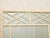 Glass Vintage Hollywood Regency Faux Bamboo White Wall Mirror For Sale - Image 7 of 9