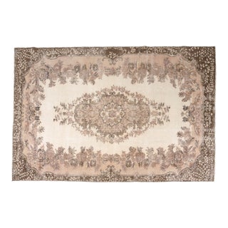 Vintage Tribal Floor Wool Rug For Sale