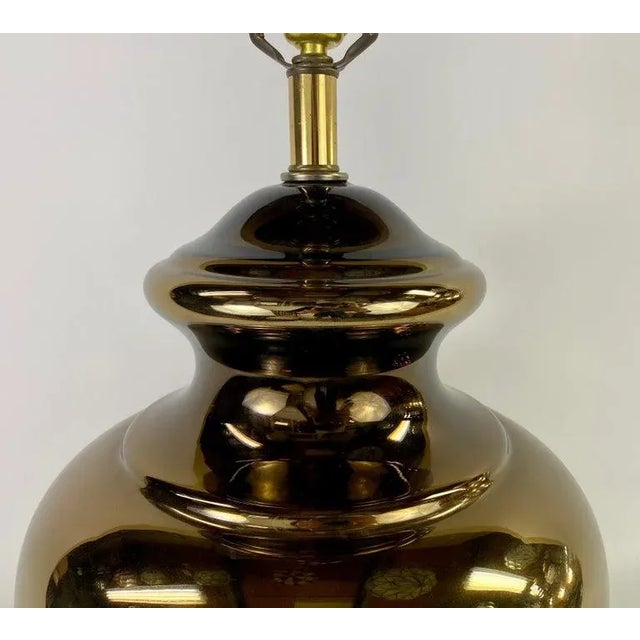 Copper Mid-Century Modern Copper Table Lamp, a Pair For Sale - Image 8 of 13