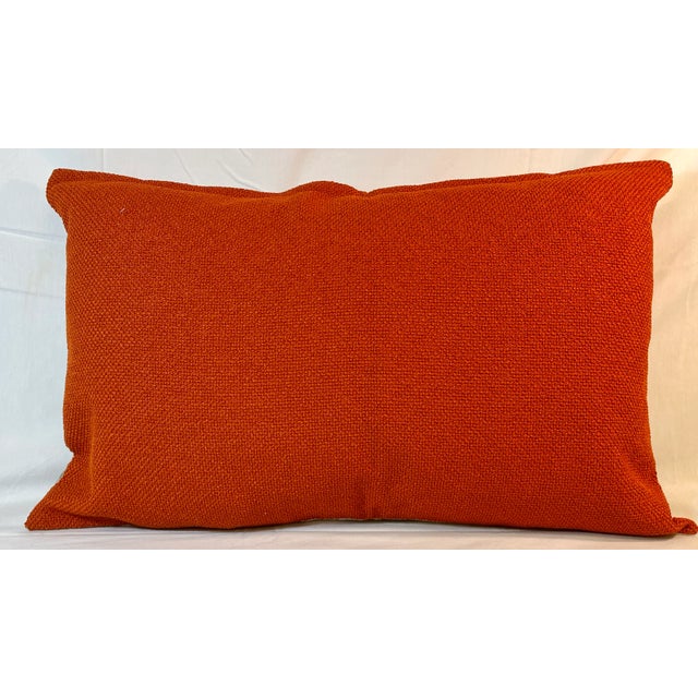 Large Bolster Pillow Adorned With a Fluffle of Bounding Rabbits/Hares With a Water Color Look - Made in U K For Sale - Image 11 of 12