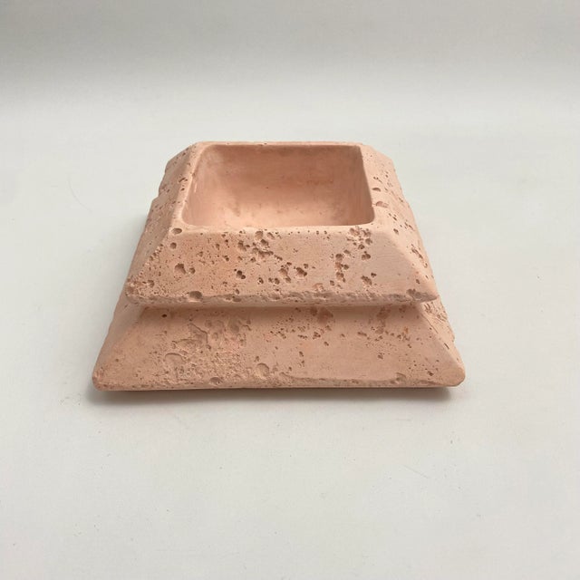 1986 Jaru Stone Ceramic Stepped Catchall For Sale In New York - Image 6 of 13