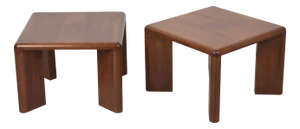 Sapporo Coffee Tables from Mobili Girgi, 1970s, Set of 2