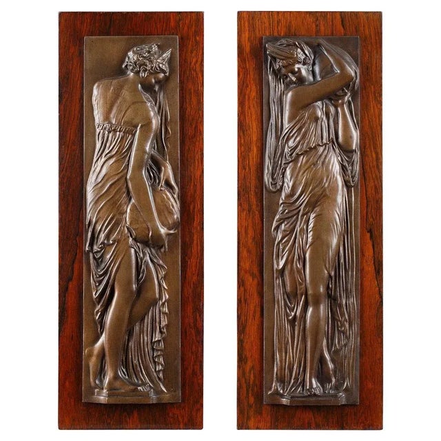 Bas-Reliefs of Women Carrying Water, Set of 2 For Sale - Image 12 of 12