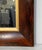 English Rectangular Mirror With Figured Wood Frame (H 24 3/4 X W 19 3/4) For Sale - Image 9 of 10