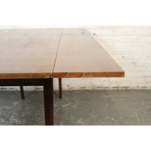 Mid 20th Century Henkel-Harris Co. Solid Wild Black Cherry Drop-Leaf Table For Sale - Image 16 of 18