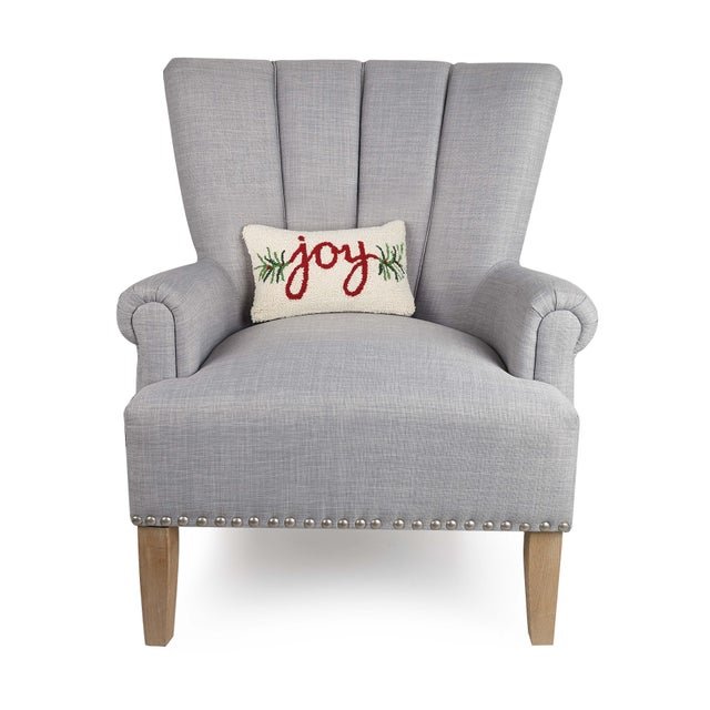 A festive way to spruce up your home for the holidays or would make a wonderful gift. 100% wool hooked throw pillow /...