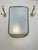 Mid-Century Asymmetric German Brass Kidney Wall Mirror, 1960s For Sale - Image 3 of 10