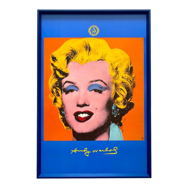 Andy Warhol Foundation Vintage 1996 Lithograph Print Framed
