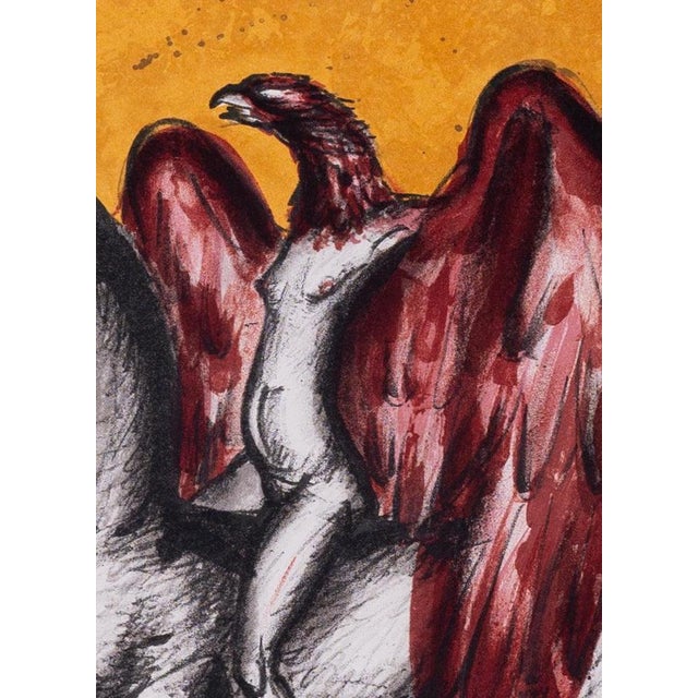 Modern Franz Priking, Icare sous le soleil, Lithograph For Sale - Image 3 of 7