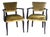 Mid 20th Century Art Decò Pair of French “Bridge” Chairs For Sale