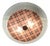 Mid-Century Modern German Ceiling Lamp with Domed Glass Bowl, 1960s For Sale