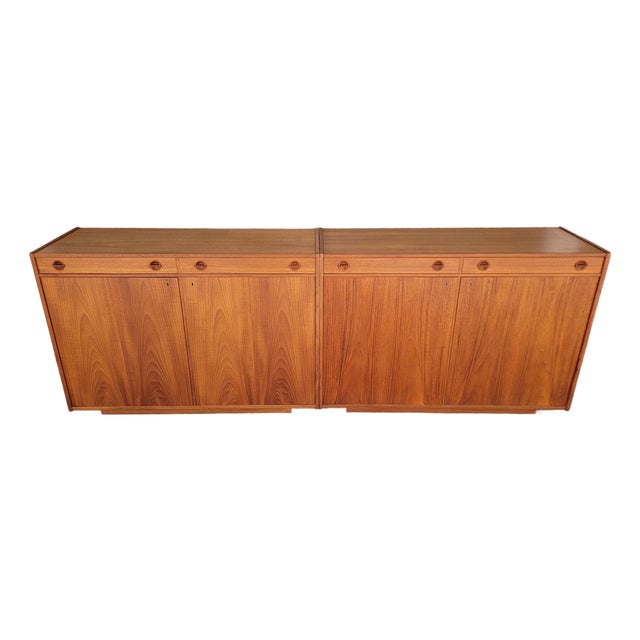 Scandinavian Modern Teak Credenza by Tage Olofsson - A Pair For Sale