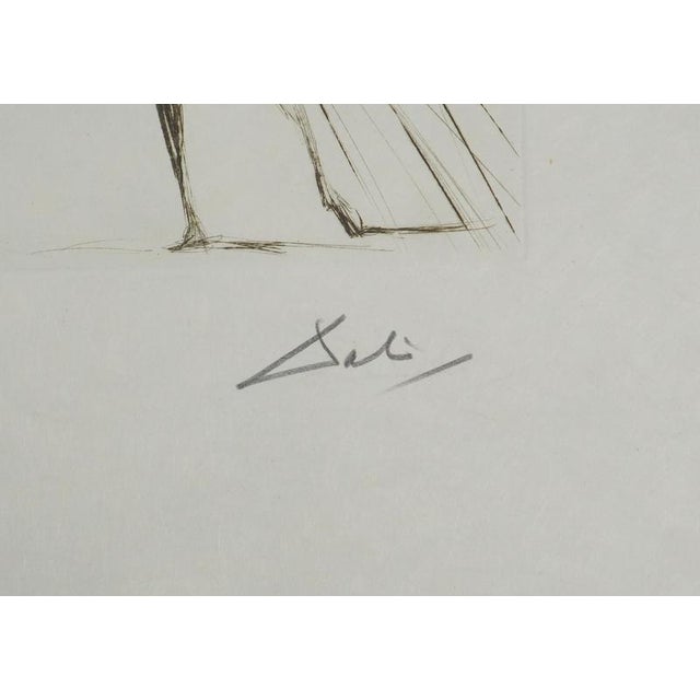 Salvador dali (1904-1989) tristan and isolde, 1970 original engraving (rigal workshop) signed in pencil numbered /75...
