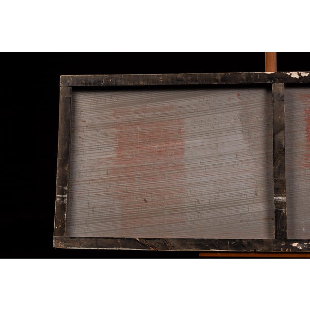 1940s Large Coca Cola Framed Tin Litho Sign For Sale - Image 11 of 13