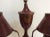 Antique French Red Tole Twin Shaded Table Lamp For Sale - Image 4 of 9