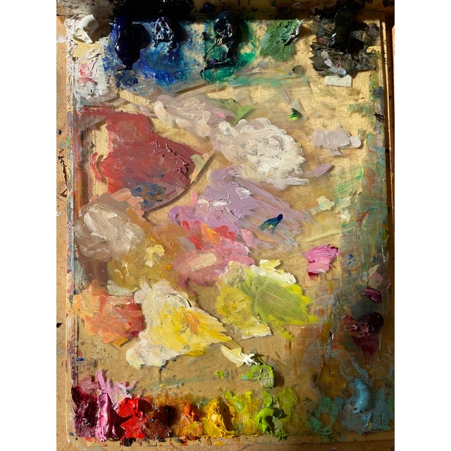 2020s Spring Flowers Botanical Still Life Oil Painting by Michelle Farro For Sale - Image 5 of 6