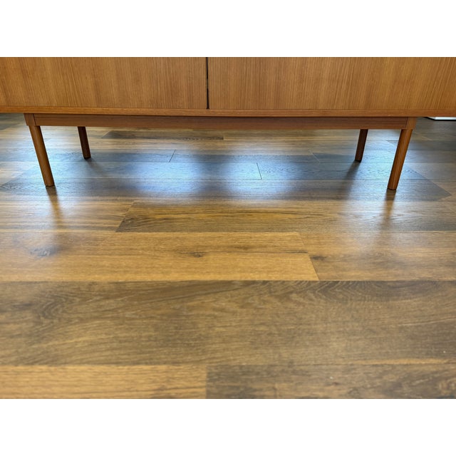 Jens Quistgaard for Peter Løvig Nielsen Danish Modern Teak Tambour Door Credenza, Denmark, C. 1970 For Sale - Image 10 of 17