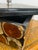 Wood Late 20th Century Lacquered Wooden Lidded Box With Inlaid Exotic Tree Ring Veneer For Sale - Image 7 of 8