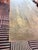Vintage Restoration “Flatiron” Dining Table Reclaimed Elm Barn Wood Door & Iron Trestle/Casters For Sale In Washington DC - Image 6 of 12