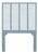 Liam Headboard Twin - Pool Blue For Sale