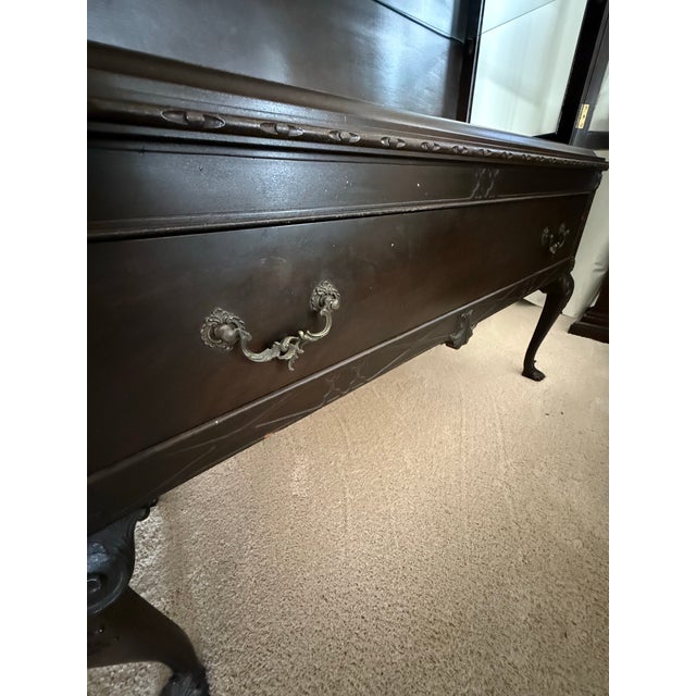 Antique Chippendale Mahogany Cabinet For Sale - Image 10 of 10