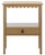 Heaven Scalloped Low Drawer Accent Table in Desert Brown For Sale - Image 10 of 10