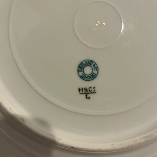 1900 - 1909 1900s Dinner Plate with Haviland pattern H1252 - 11pcs For Sale - Image 5 of 5