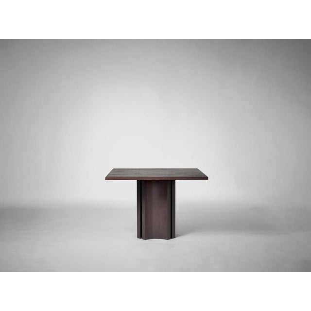 Aperta C2 120 Square Dining Table in Oak by Mokko Amsterdam For Sale - Image 4 of 8