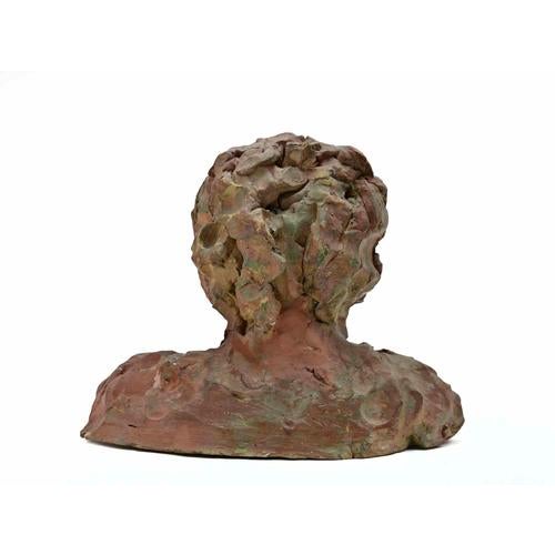 Sirio Pellegrini, Portrait Sculpture, 1960s, Terracotta For Sale - Image 3 of 5