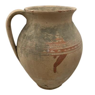 Farmhouse Antique Hungarian Folk Art Cooking Pottery For Sale - Image 3 of 5