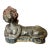 Late 20th Century Hollywood Regency Recumbent Sphinx Sculpture For Sale