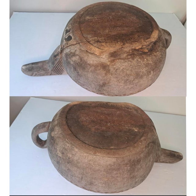 Large Hand-Carved Wood Spouted Vessel, Nuristani Kafiristan Style For Sale In West Palm - Image 6 of 13