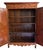 French Country Antique French 18th C Louis XV Fruitwood Linen Press Armoire For Sale - Image 3 of 3