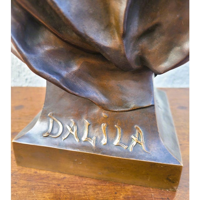 Picault, Dalila, Late 19th Century, Bronze Sculpture For Sale - Image 18 of 18