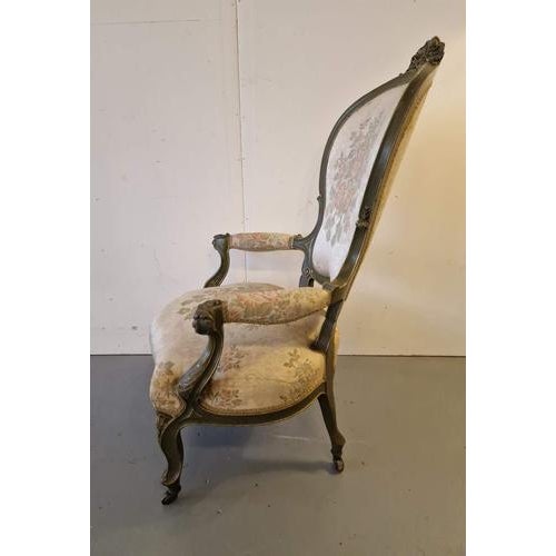 Chair with Armrests, France, 1870s For Sale - Image 5 of 11