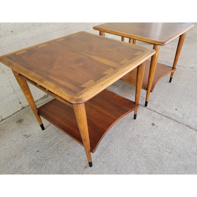 Lane Acclaim End Tables Mid-Century Modern - A Pair For Sale - Image 14 of 15