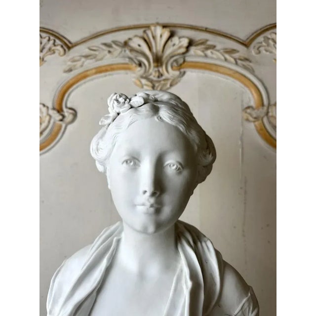 After Carrier-Belleuse, Bust, 1900, Bisque For Sale - Image 12 of 13