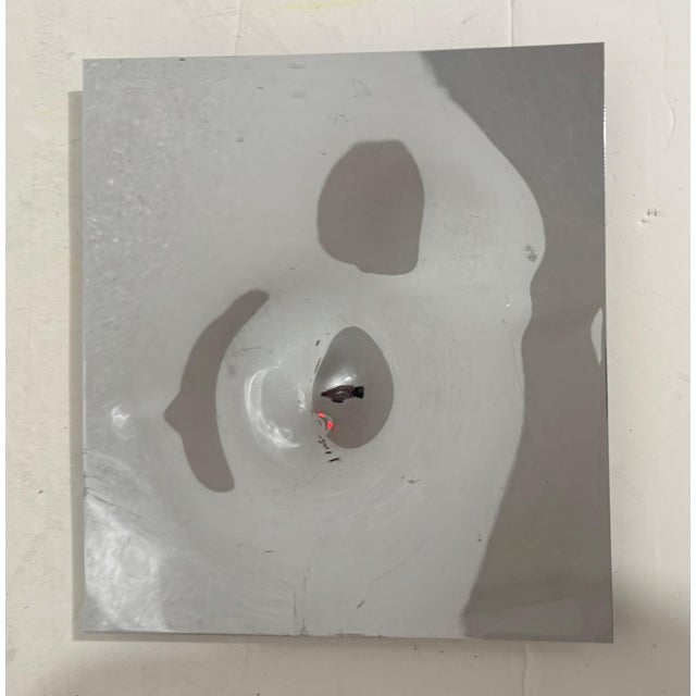 Willy Weber, Swiss Op Art Mirror Polished Metal Stainless Steel Sculpture Relief Will Weber, 1977 For Sale In Miami - Image 6 of 18