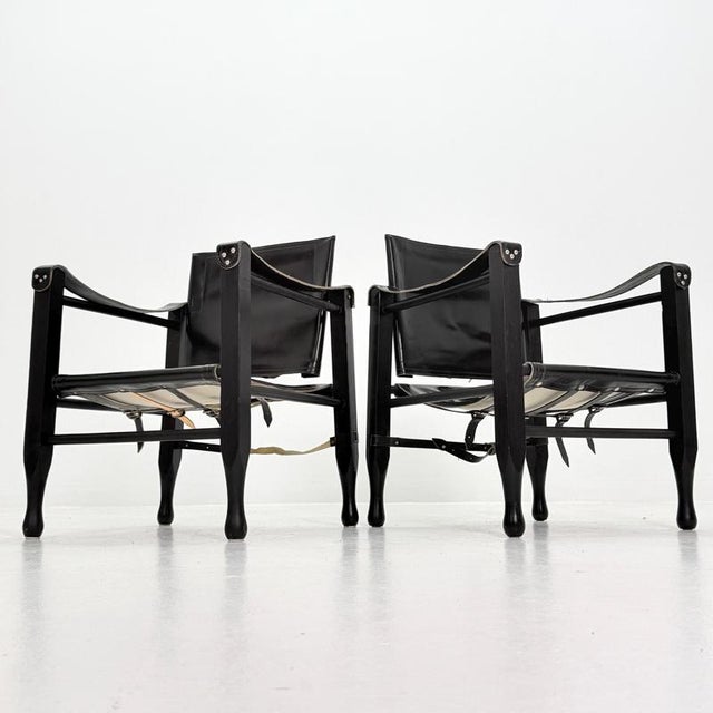Mid-Century Modern Safari Chair by Aage Bruun & Son, Denmark, 1960s For Sale - Image 6 of 18