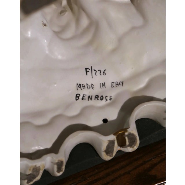 Mid-Century Italian Capodimonte Style Porcelain Figural Group by Benrose For Sale - Image 12 of 12