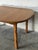 Oak Oval Non-Extendable Dining Table With Turned Oak Legs Vintage Mid-Century Modern 1970s For Sale - Image 10 of 10