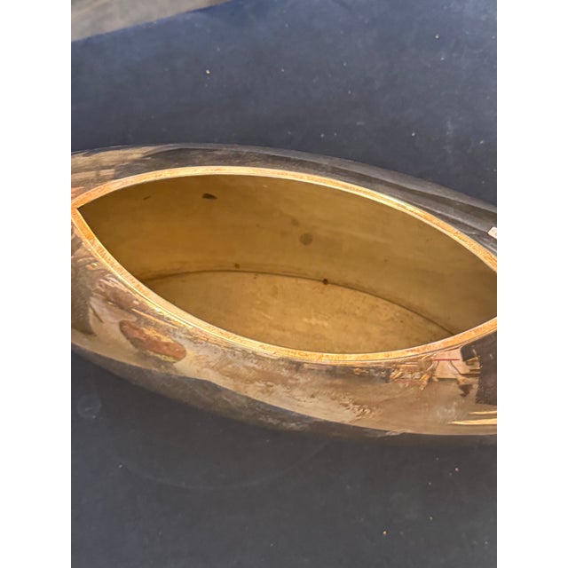 Vintage Elliptical Vase by Lino Sabattini, 1970s For Sale - Image 3 of 6
