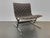 1960s Italian Chromed Metal and Black Fabric Model Luar Club Chair by Ross Littell for ICF De Padova, 1960s For Sale - Image 5 of 7