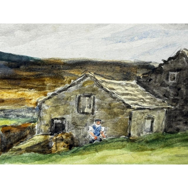 Original Painting C1943 the Badsworth Hunt on Foot, Easingwold: A Wartime Yorkshire Sporting Scene Framed by George Anderson Short For Sale - Image 15 of 18