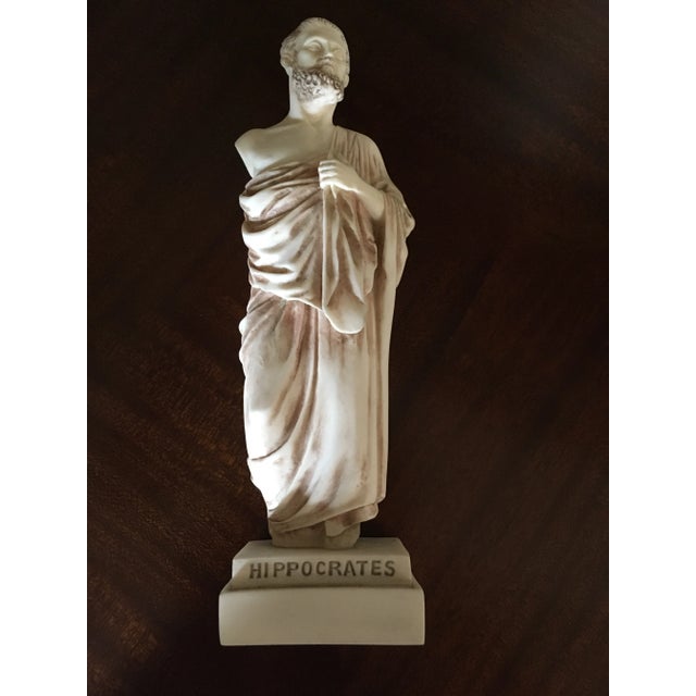 1960s Vintage Hippocrates Statue For Sale - Image 11 of 13